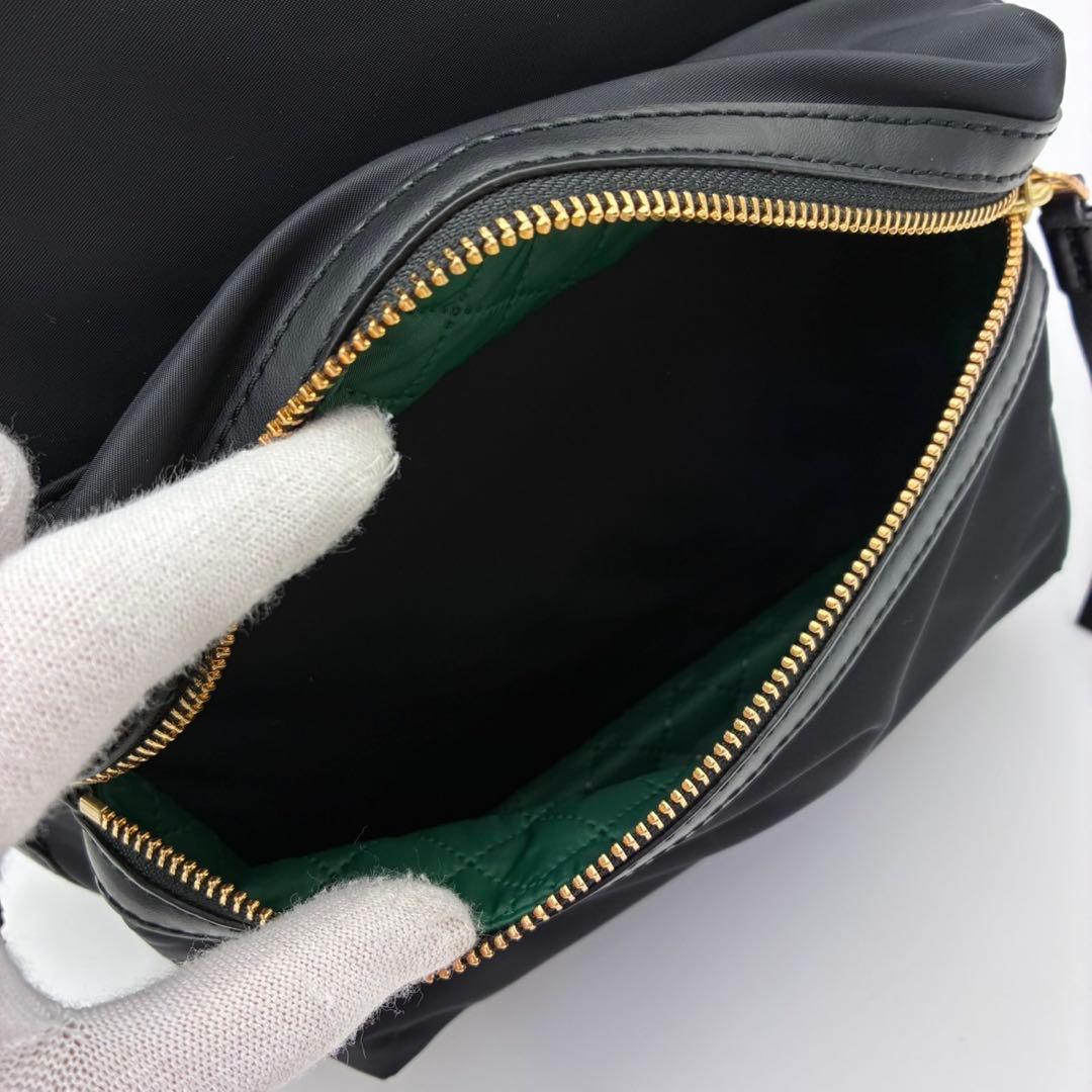 トリーバーチ ペリー リュック ブラック グリーン ナイロン 軽量 レディース