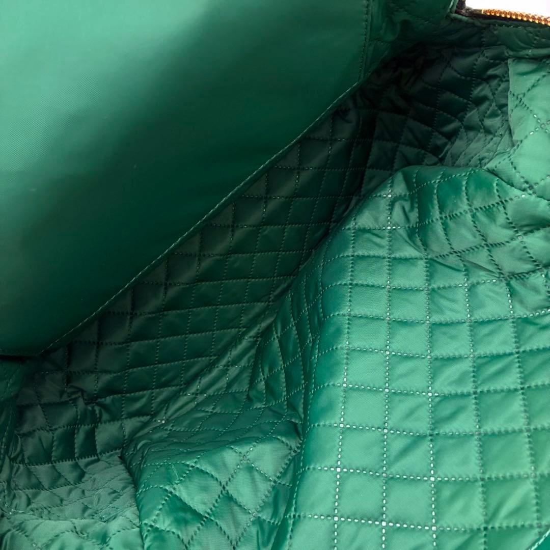 トリーバーチ ペリー リュック ブラック グリーン ナイロン 軽量 レディース