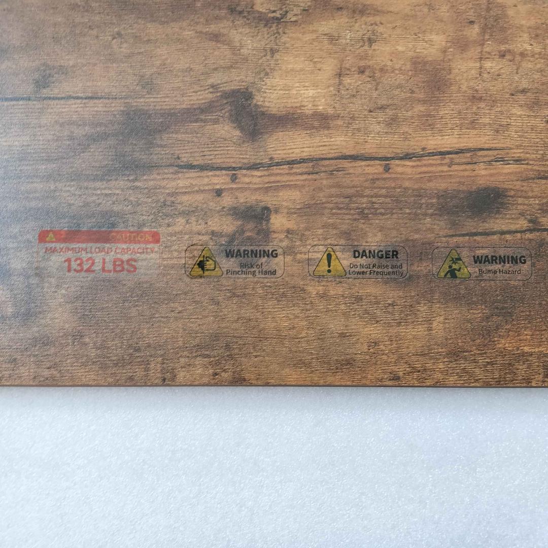 ほぼ新品 電動昇降パソコンデスク テーブル 幅140cm ブラウン おしゃれ