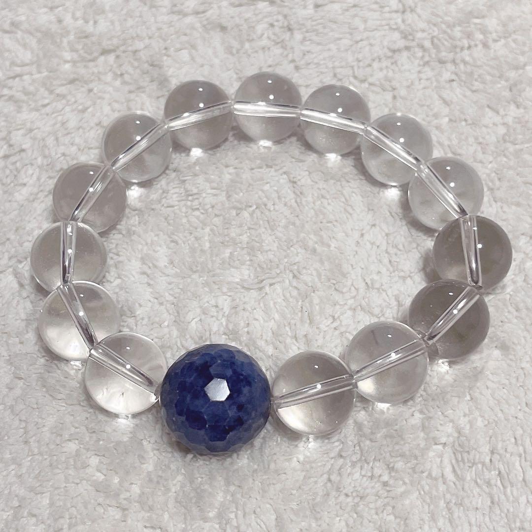 花仙山*出雲石ブレスレット 濃厚青緑 *希少色【碧玉】16cm 鑑別書別