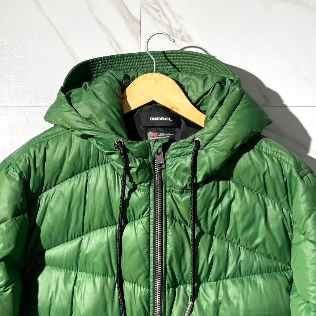 入手困難✨ ディーゼル ダウンジャケット XLサイズ ベッカム グリーン