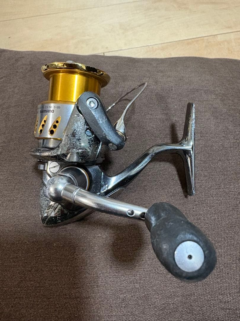 シマノ STELLA 07 2500S 左巻きゴールド/シルバー