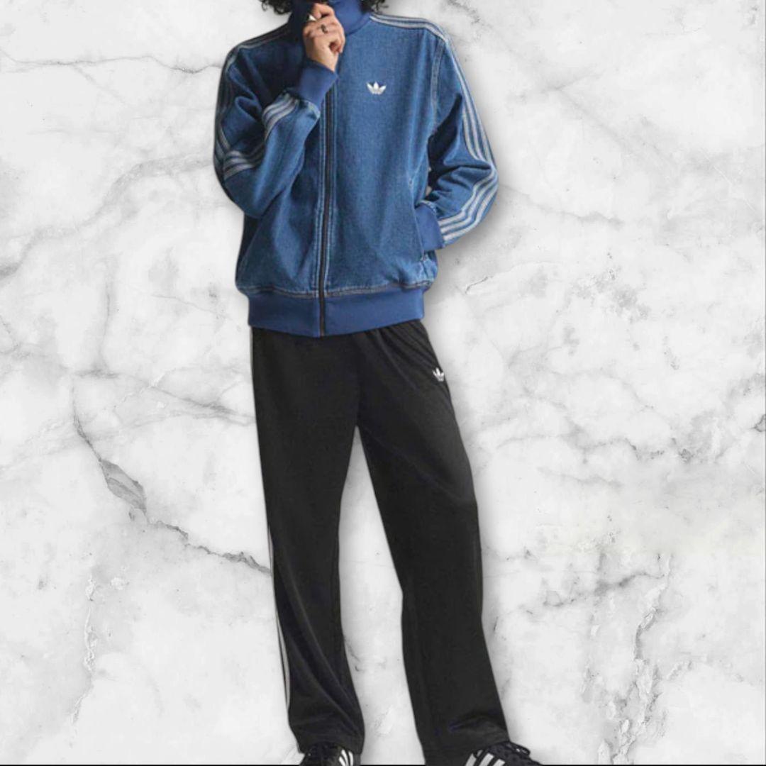 XL アディダス adidas デニム トラック ジャケットファイアーバード