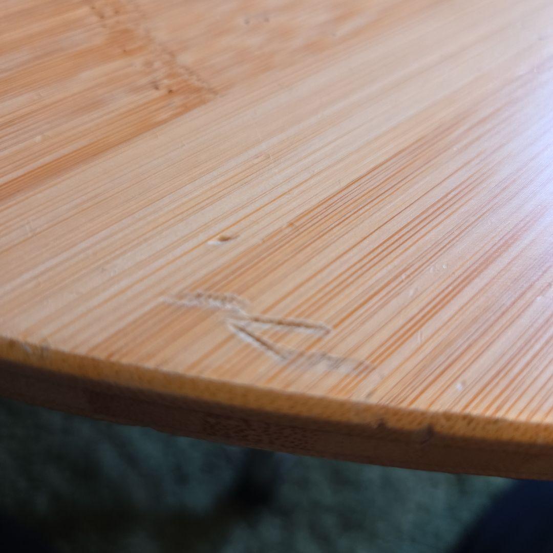 スノーピーク】ローテーブルラウンド 竹 LV-242 廃盤希少品 高さ調整