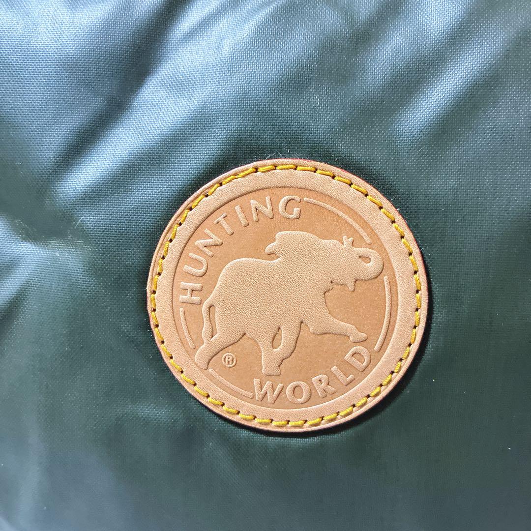 良品⭐️ハンティングワールド　バチュークロス　メッセンジャーバッグ　メンズ　カーキ