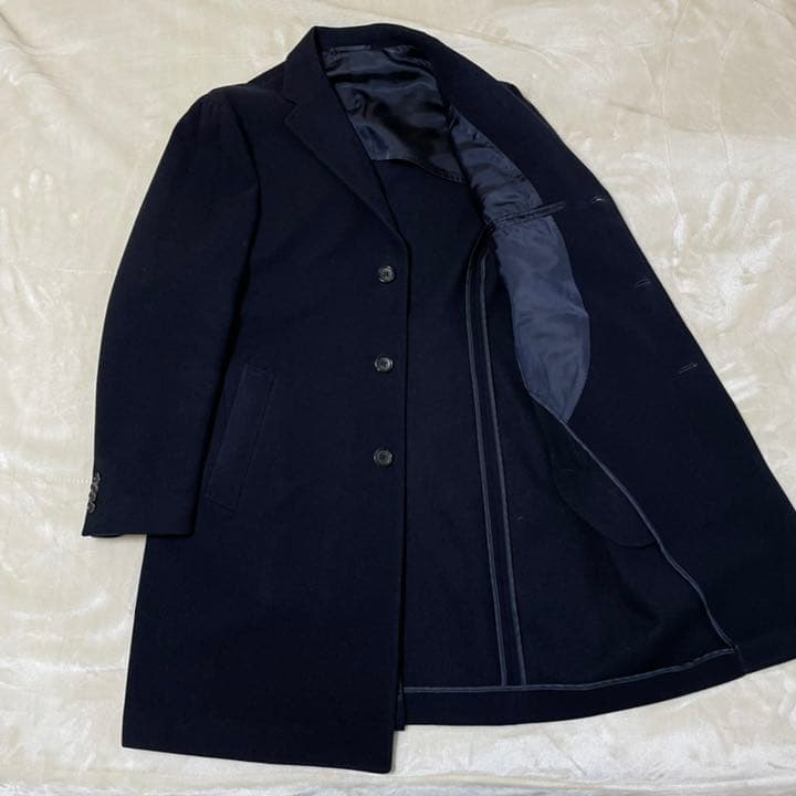 【早い者勝ち】UNITEDARROWSチェスターコート ネイビー ビジネスコート