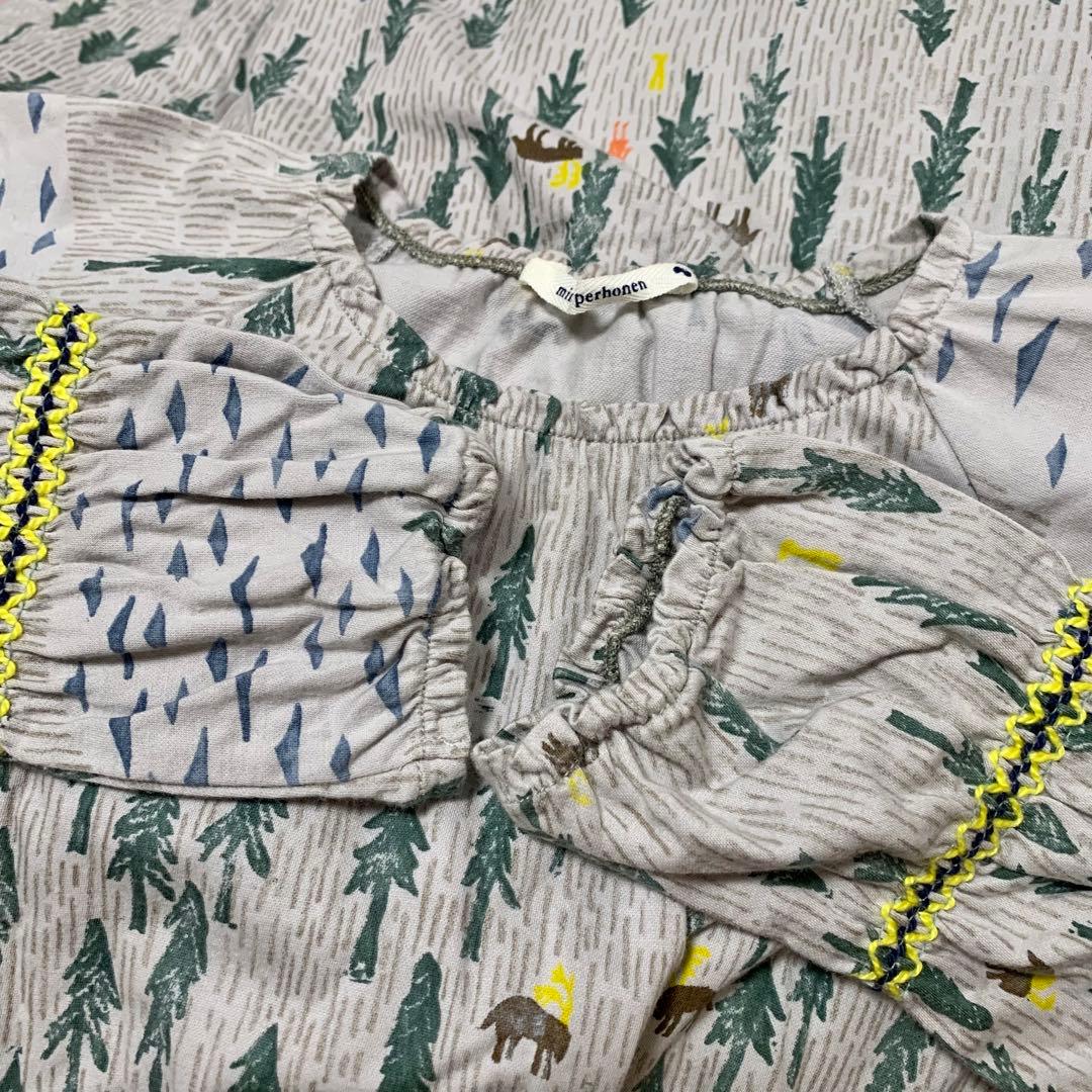 ミナペルホネン　mina perhonen one day ワンピース100