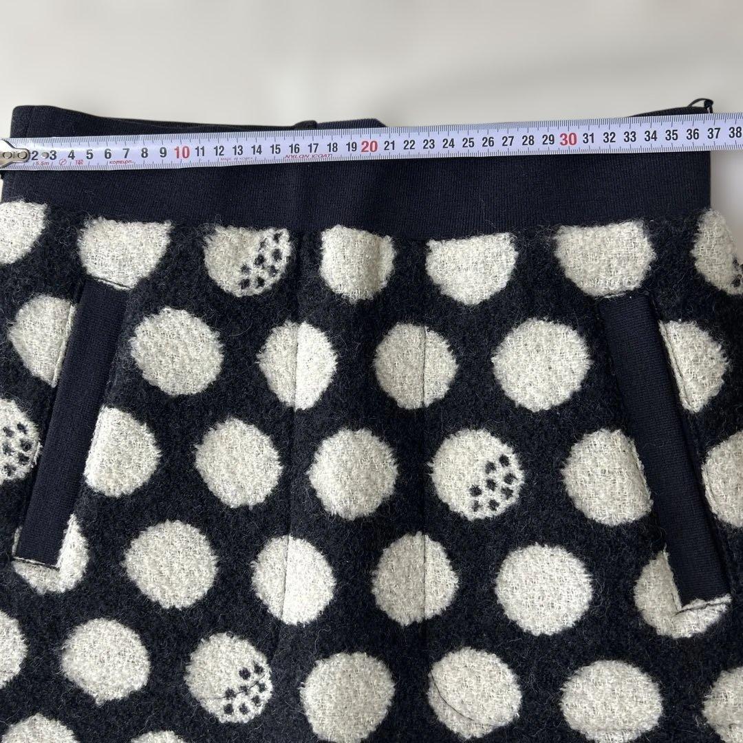 パーリーゲイツ☆新品タグ付☆レディース １(M)厚手モコモコ ドット柄スカート