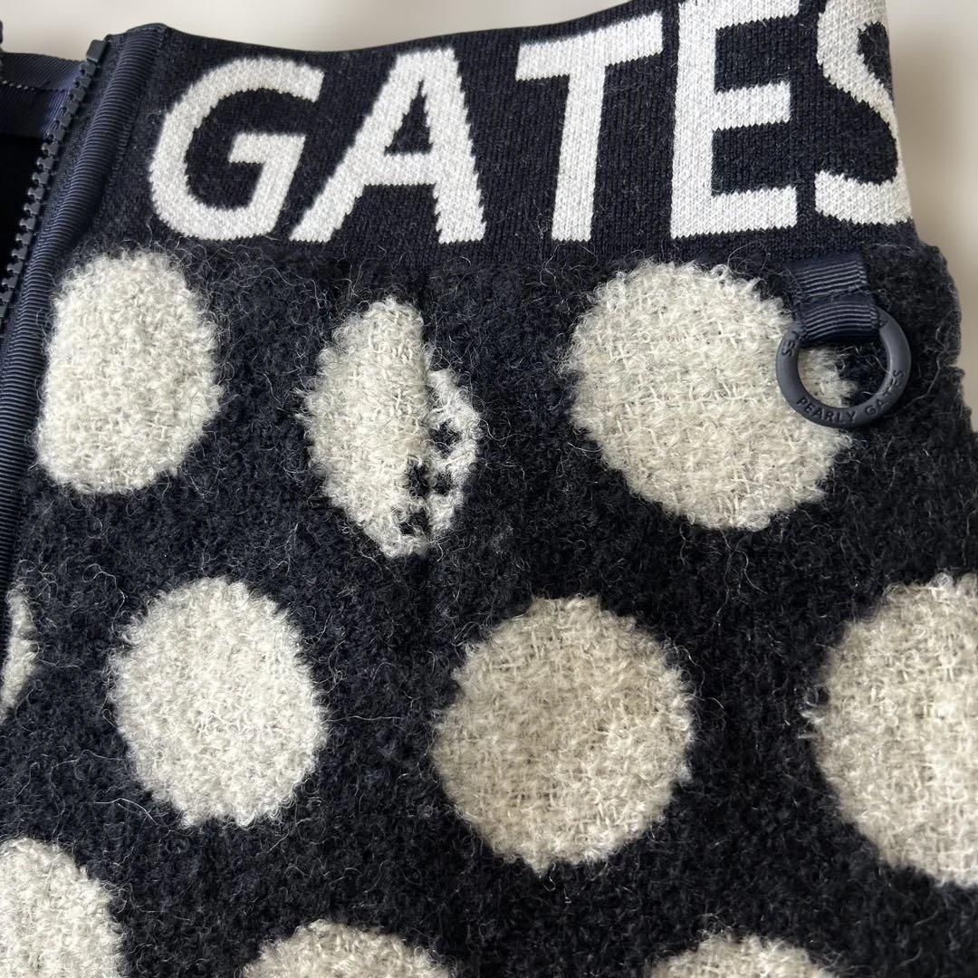 パーリーゲイツ☆新品タグ付☆レディース １(M)厚手モコモコ ドット柄スカート