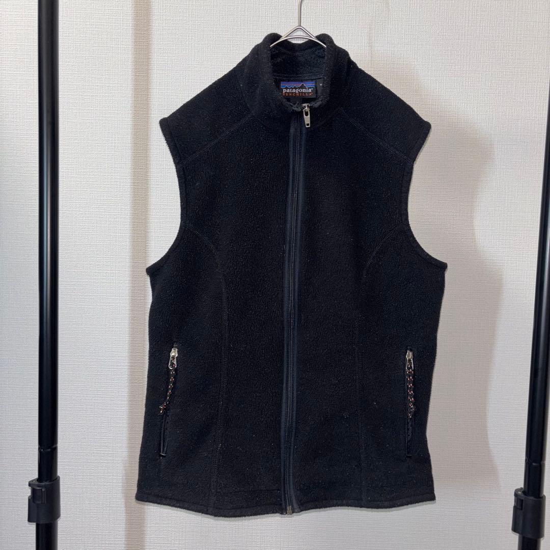 usa製 Patagonia シンチラ ベスト フリース 黒 パタゴニア - メルカリ