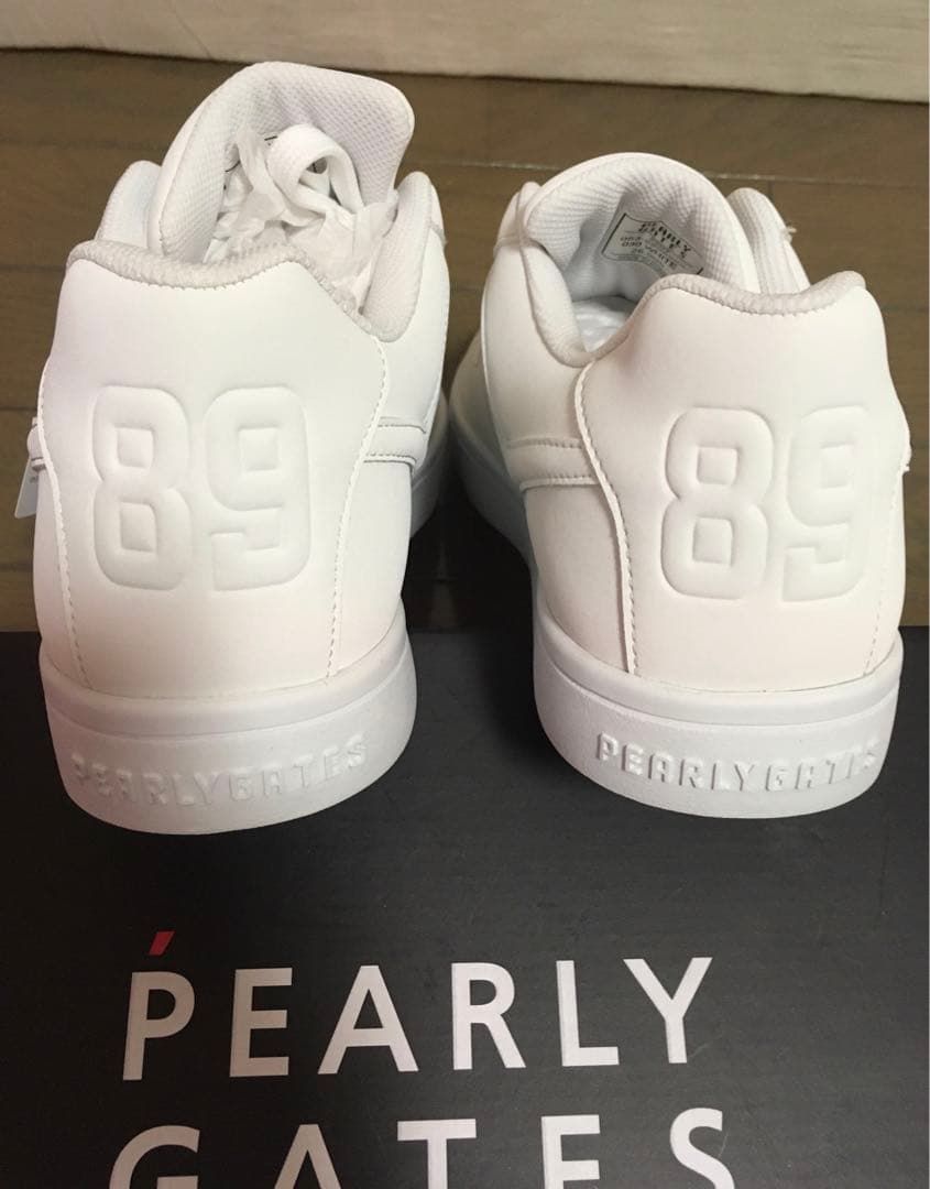 PEARLY GATES メンズ　ゴルフシューズ 89 ホワイト
