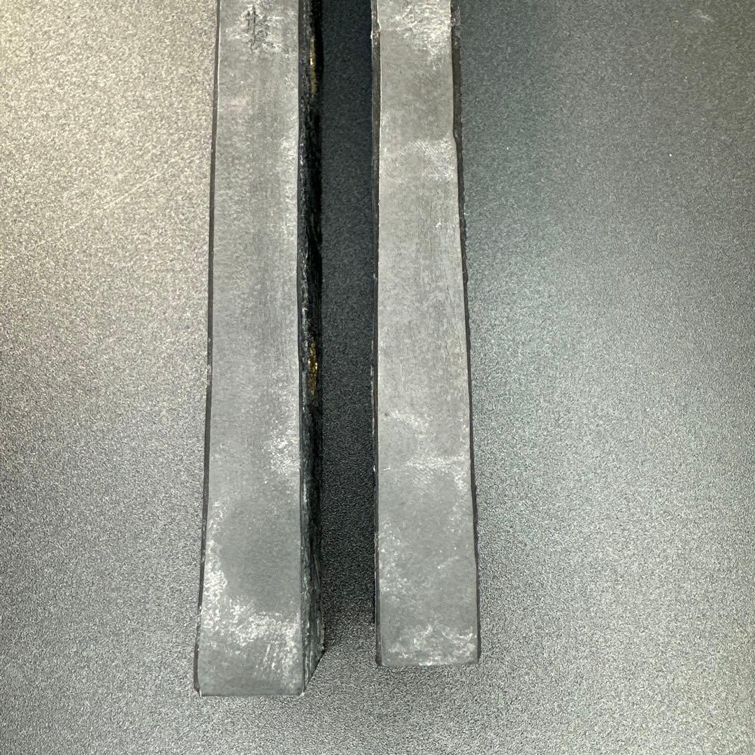 日本の古墨 四海 精昇堂監製呉竹 10丁型 油煙墨 昭和50年代購入品 2丁