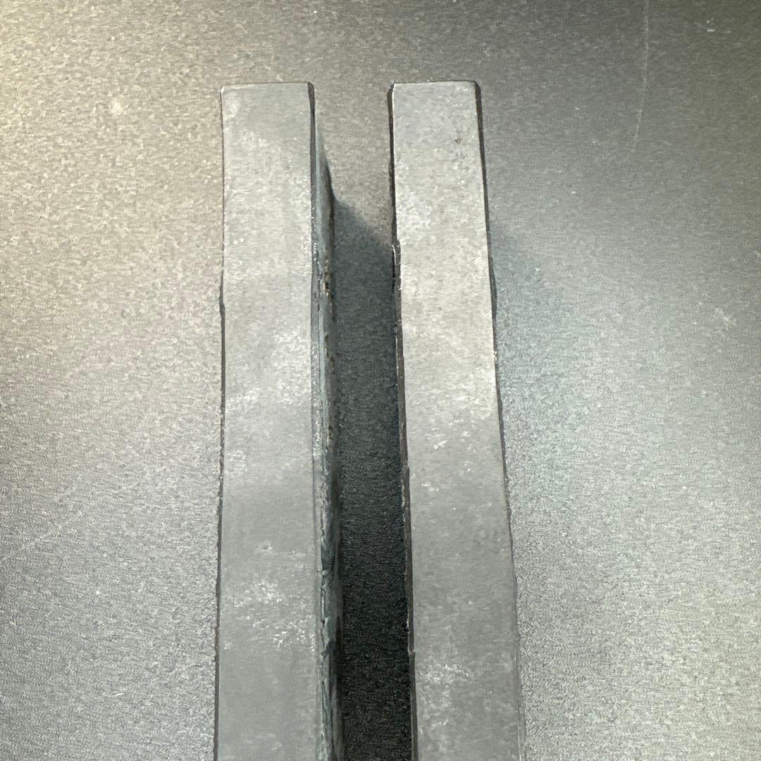 日本の古墨 四海 精昇堂監製呉竹 10丁型 油煙墨 昭和50年代購入品 2丁