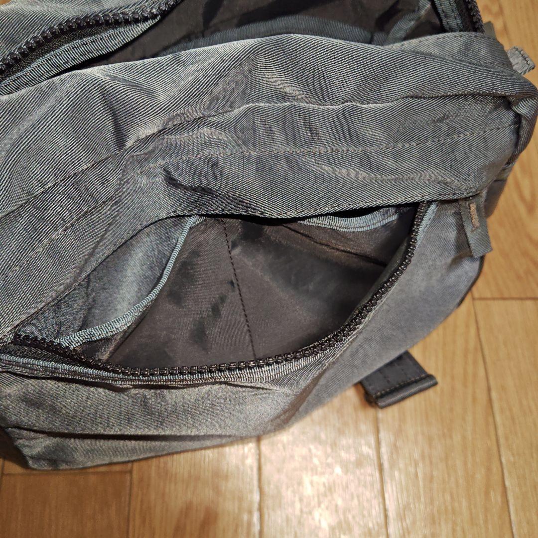 希少 廃盤 ポーター オーバーダイ ショルダーバッグ L シルバーグレー バック