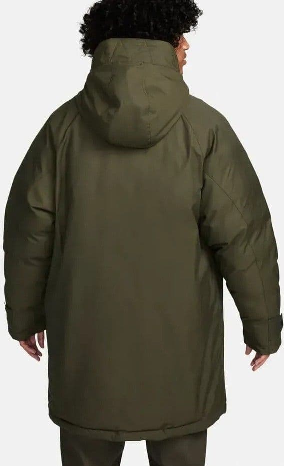 L ナイキ エコダウン 極暖/撥水 フードジャケット XL相当 ベンチコート