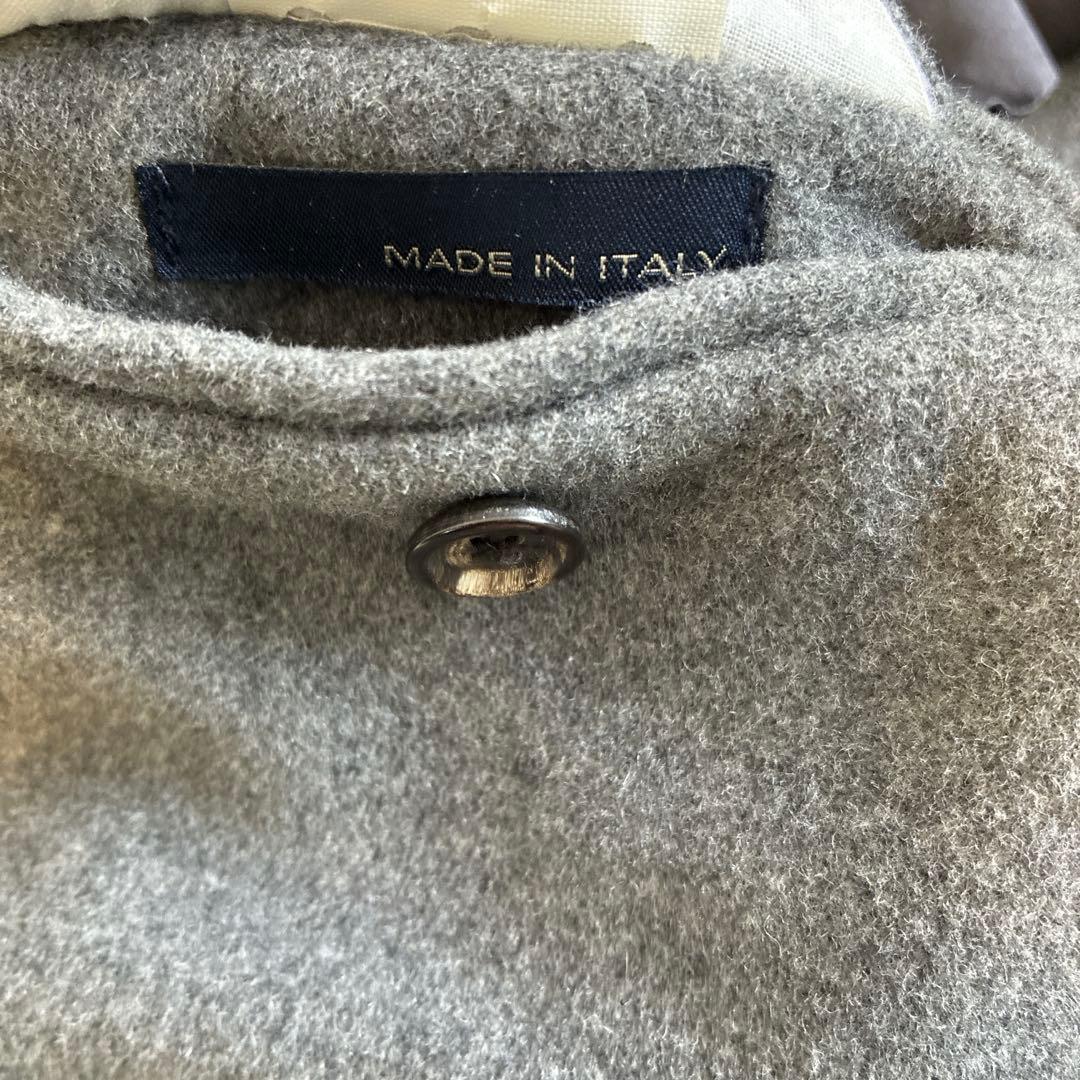 【美品】LARDINI ラルディーニ チェスターコート シングル グレー 44