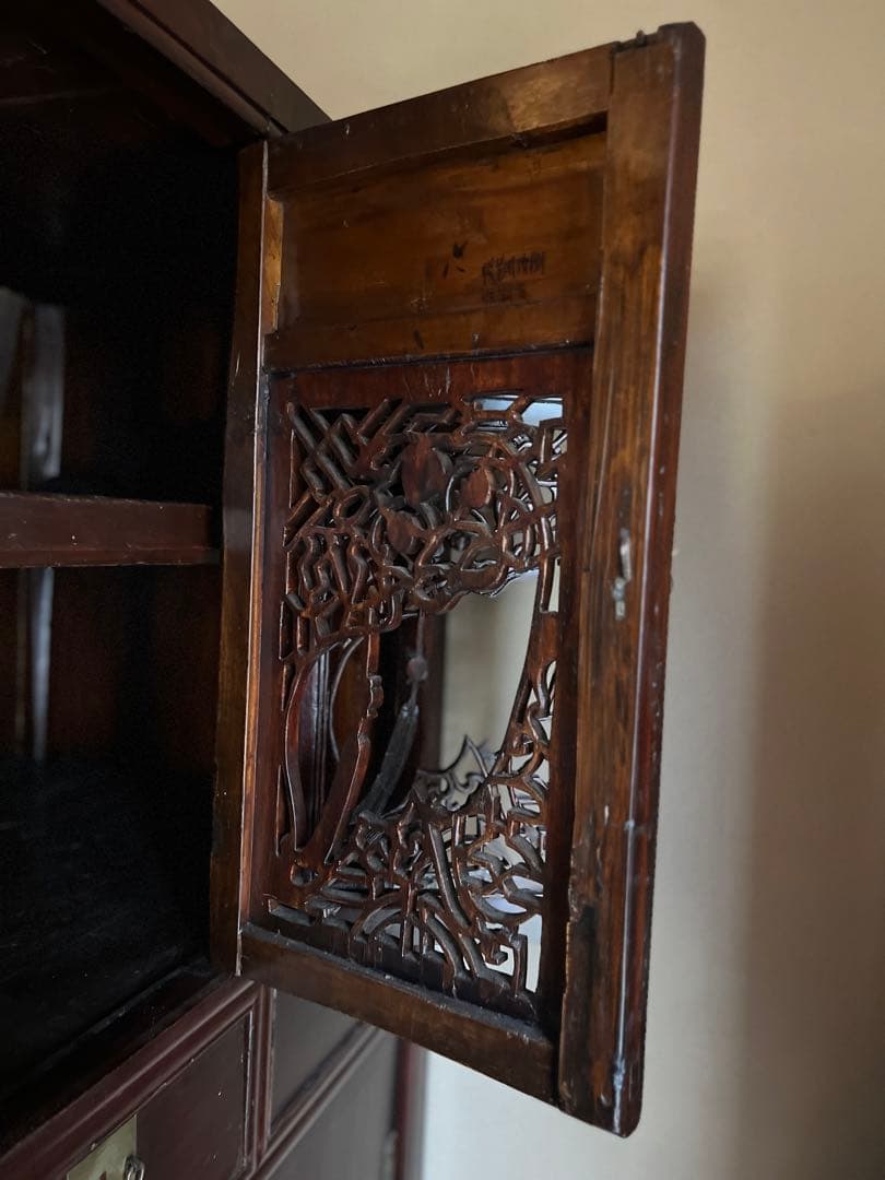 アンティークアジアンシェルフ棚