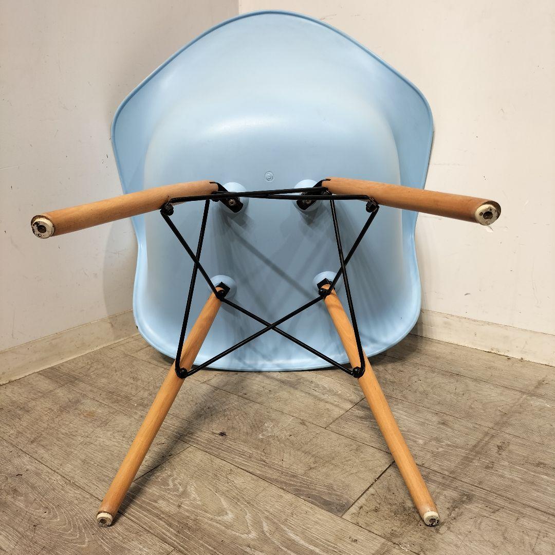 M♢ヴィンテージイームズチェア リプロダクト スカイブルー アーム