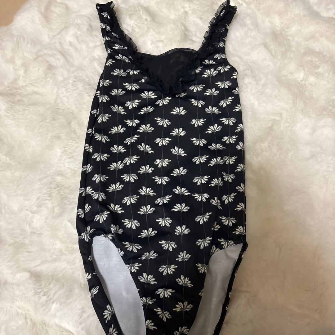 stina stina 花柄 ノースリーブ レオタード 花柄ノースリーブ