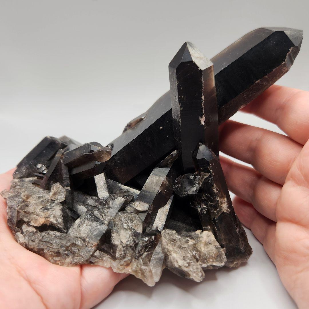 最強パワー【天然】モリオンクラスター ★ ブラジル産 ★ 魔除け