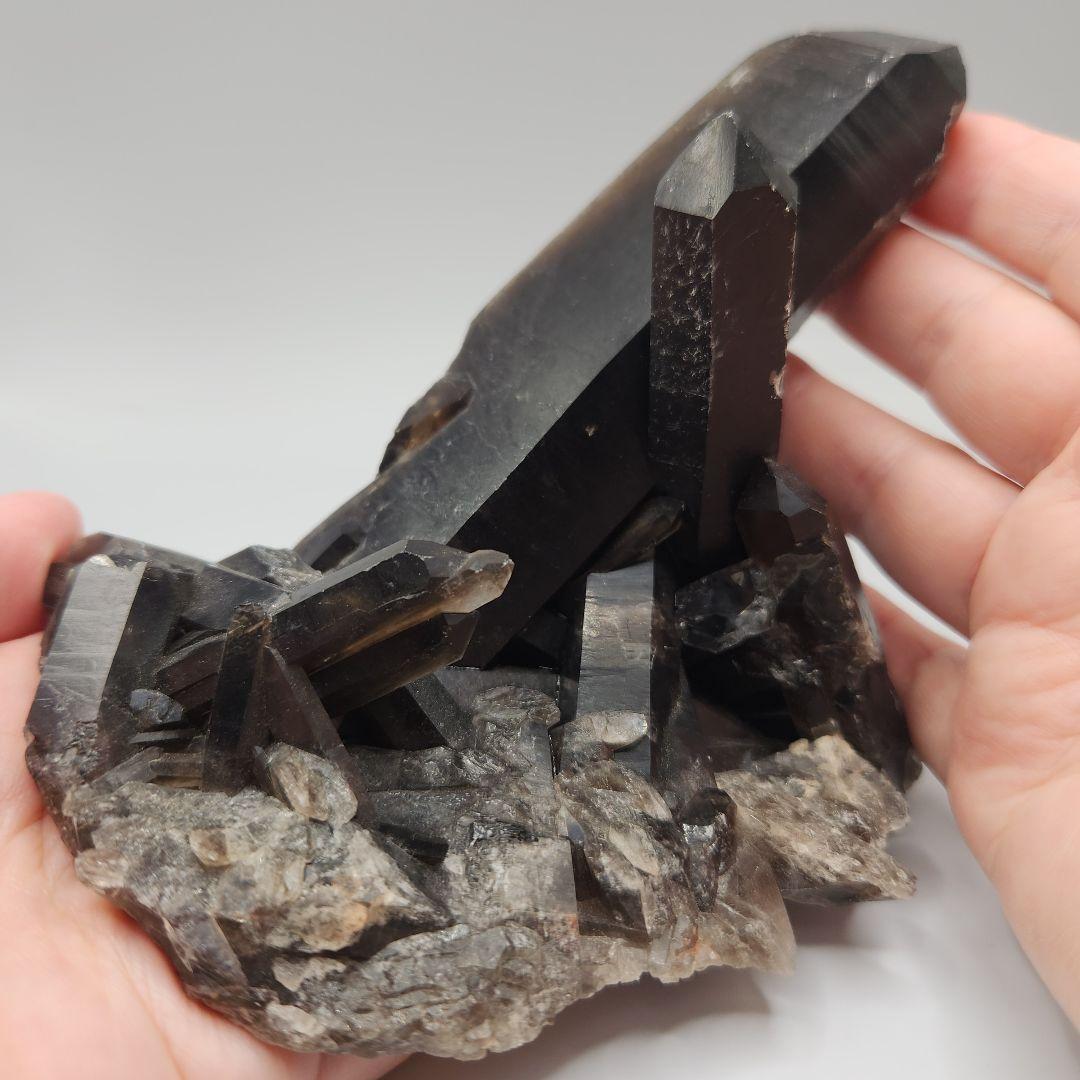 最強パワー【天然】モリオンクラスター ★ ブラジル産 ★ 魔除け