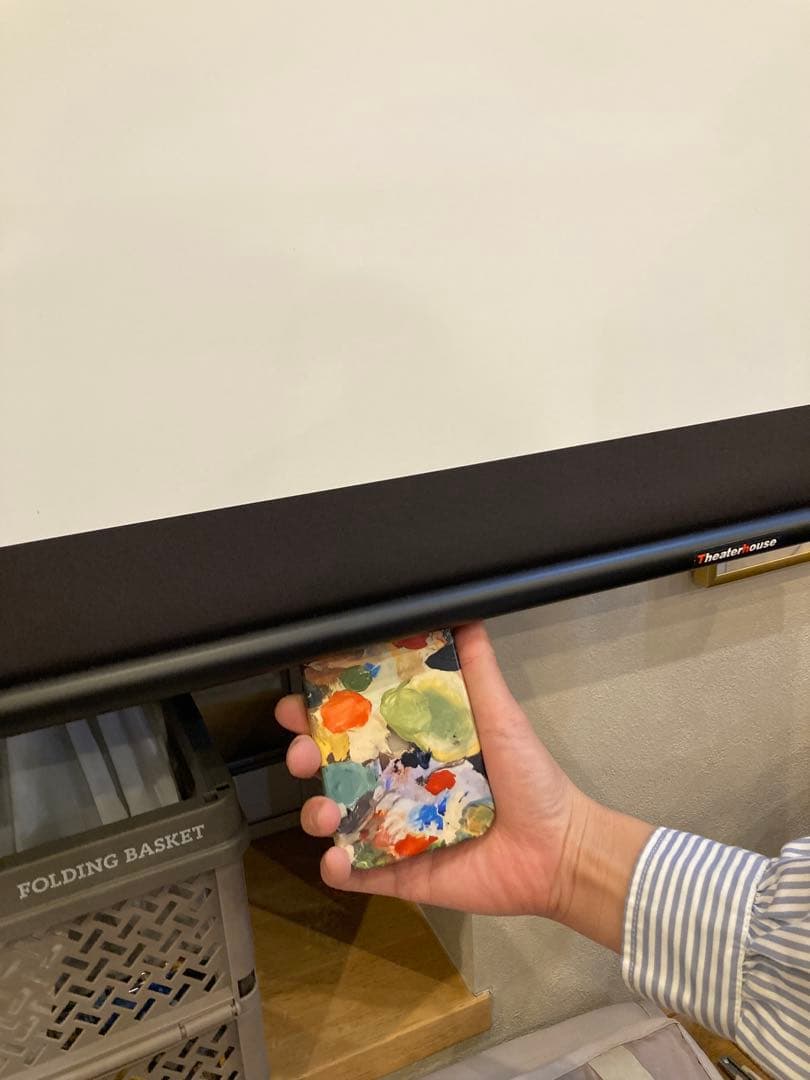 【値下げ】Theaterhouse プロジェクタースクリーン 100インチ