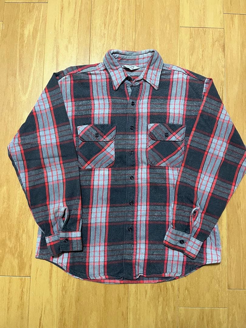 FIVE BROTHER ネルシャツ L 70s 80s - メルカリ