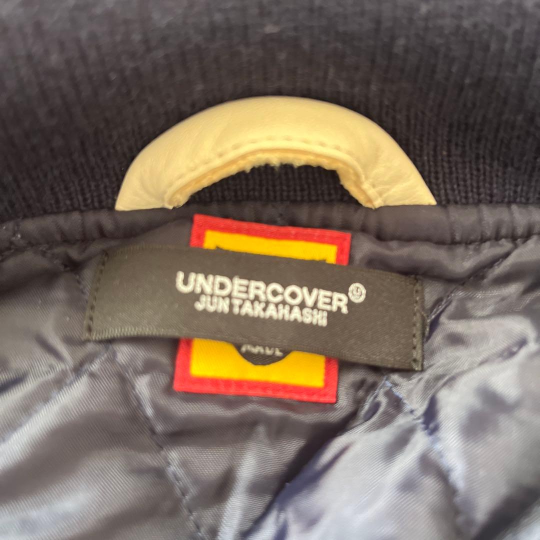 美品　ヒューマンメイド　アンダーカバースタジャン袖の星紺