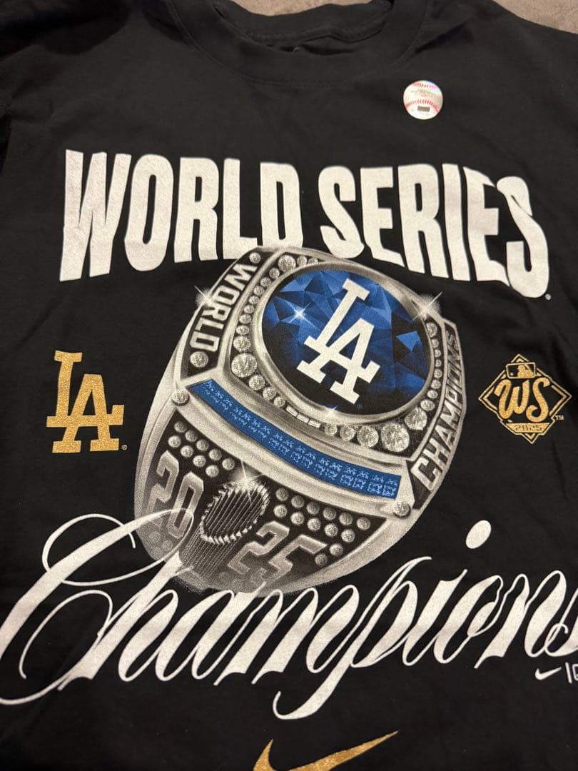 Nike LA Dodgers ワールドシリーズ Tシャツ M