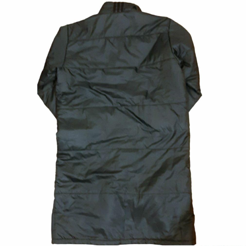 美品 adidas アディダス ダークネイビー ベンチコート ロング丈