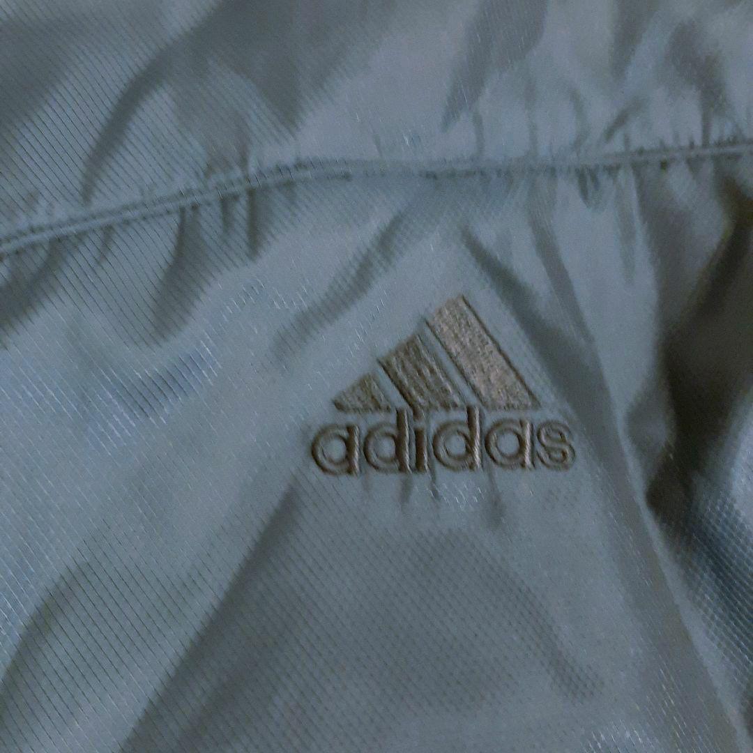 美品 adidas アディダス ダークネイビー ベンチコート ロング丈
