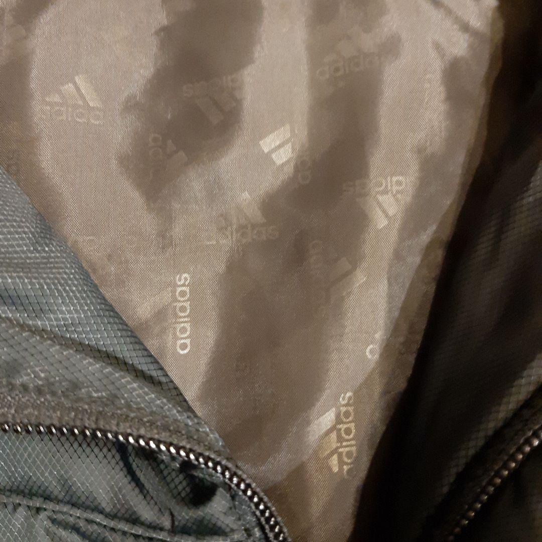 美品 adidas アディダス ダークネイビー ベンチコート ロング丈