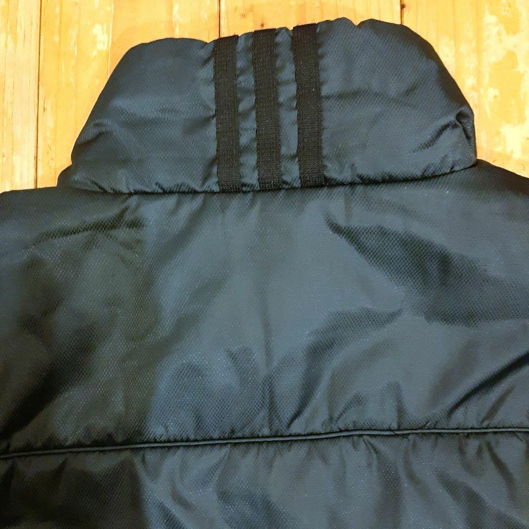 美品 adidas アディダス ダークネイビー ベンチコート ロング丈