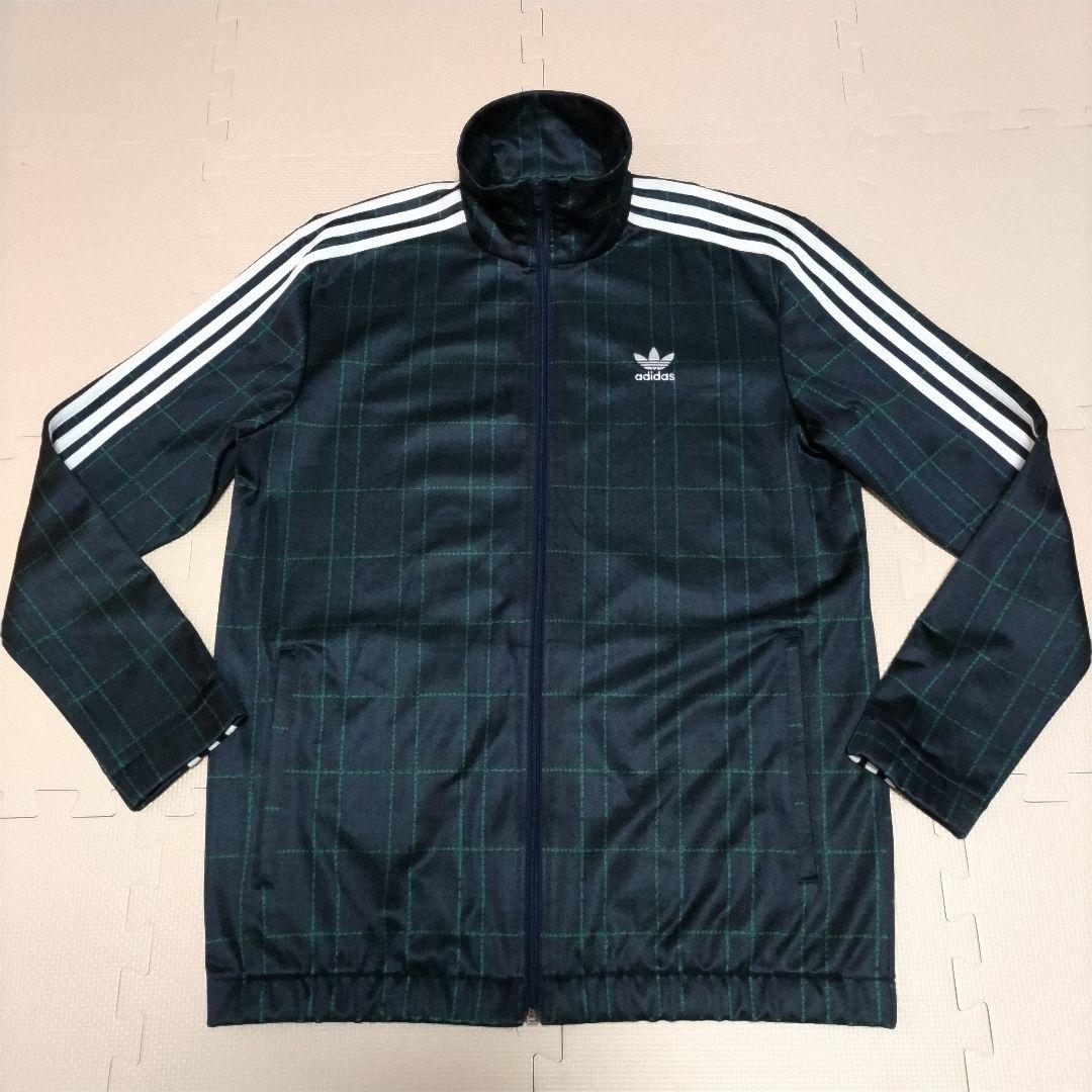 adidas アディダス タータン チェック トラックジャケット ジャージ