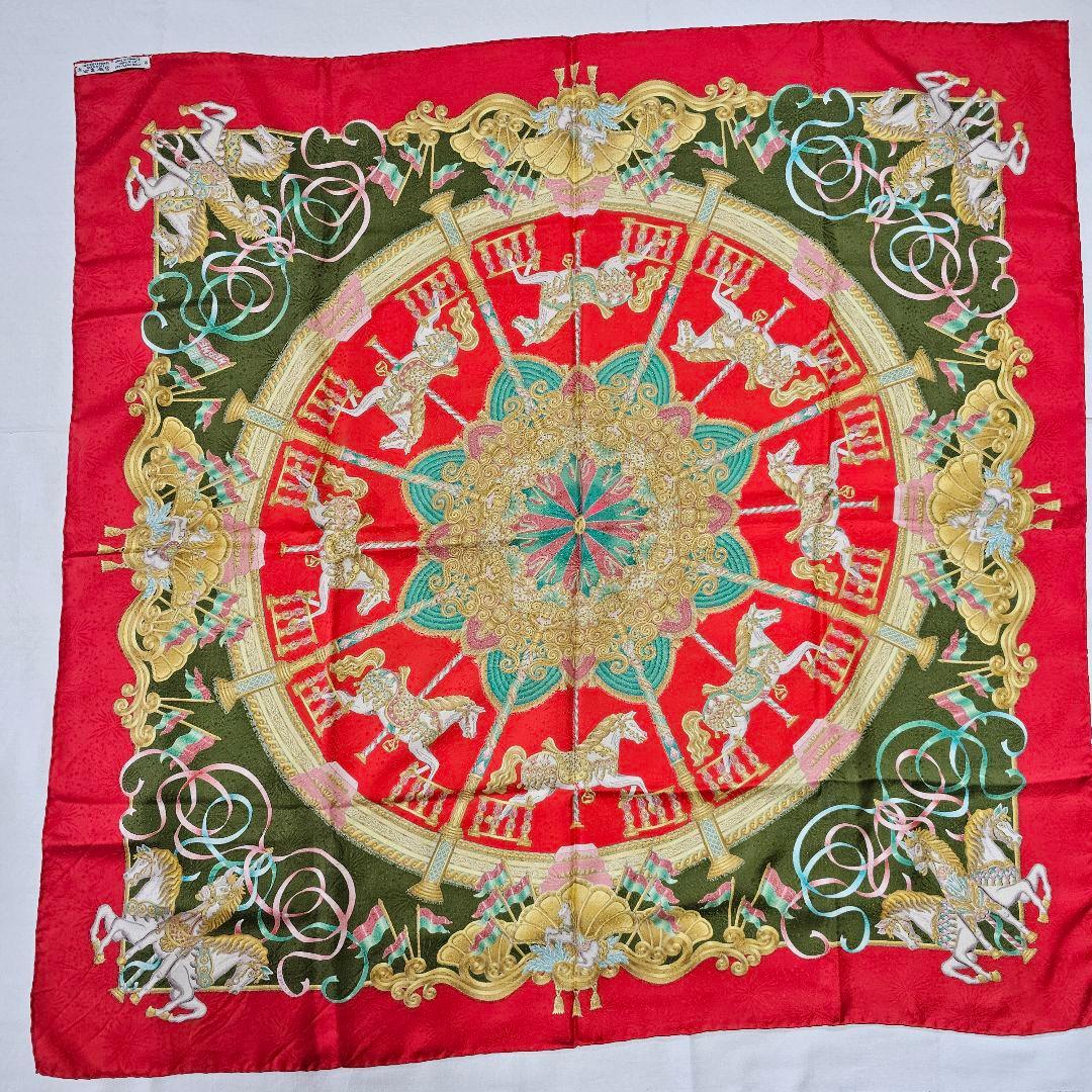 エルメス HERMES カレ90 CARRE シルクスカーフ メリーゴーランド