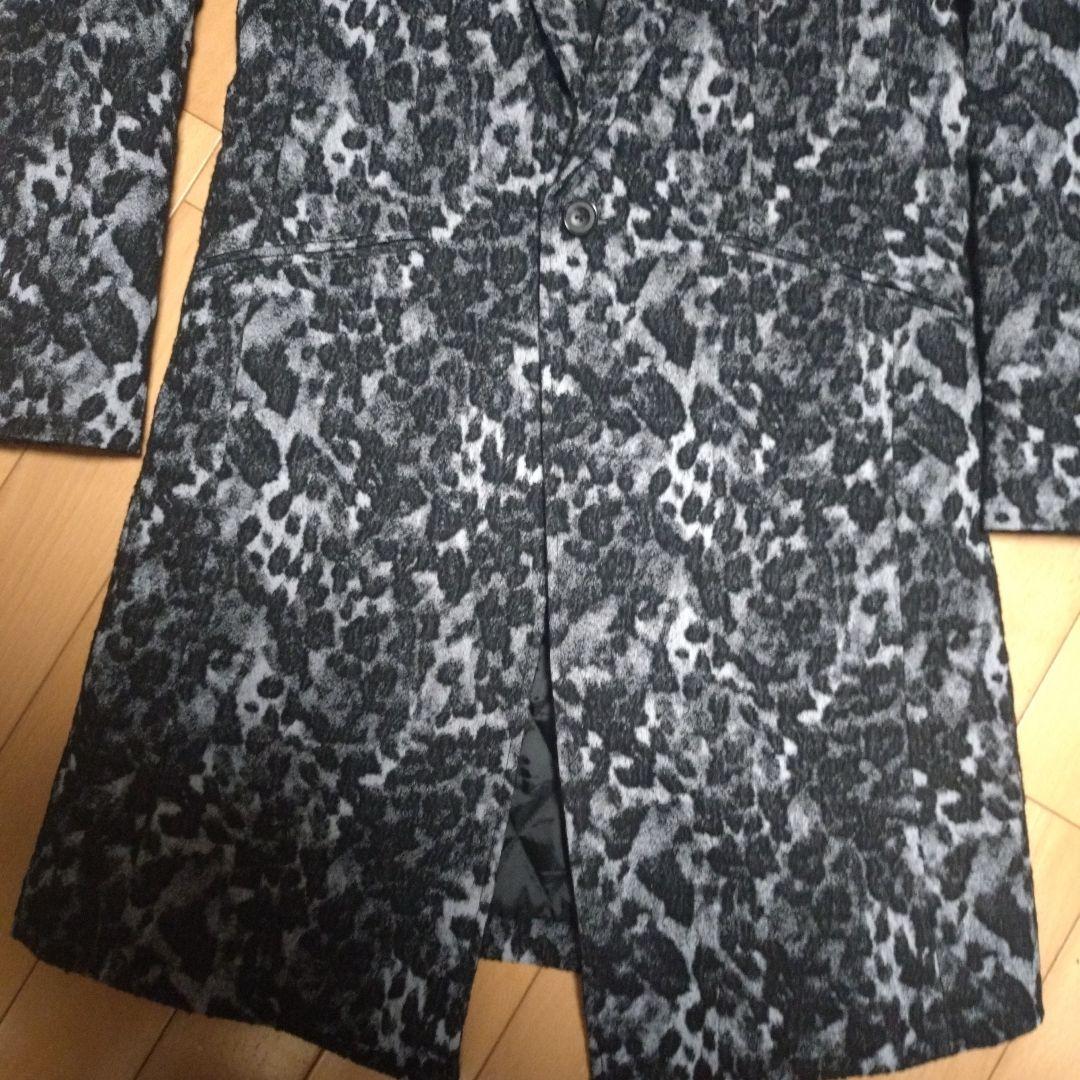 トルネードマート　ウーリーレオパードジャカードチェスターコート　Ｌ