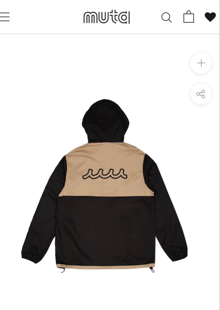 【美品】MUTA MARINE ムータマリン フーデッドパーカー サイズ5