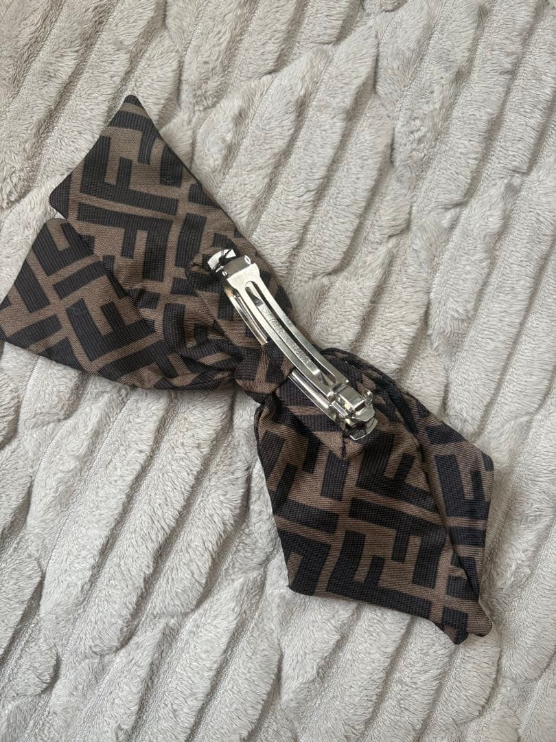 FENDI フェンディ リボンバレッタ