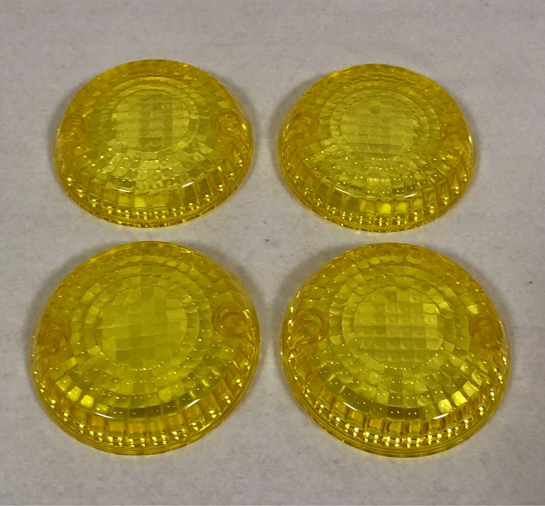 ゼファー400 ZEPHYR χ カイ ウインカーレンズ 黄色 クリア スモーク