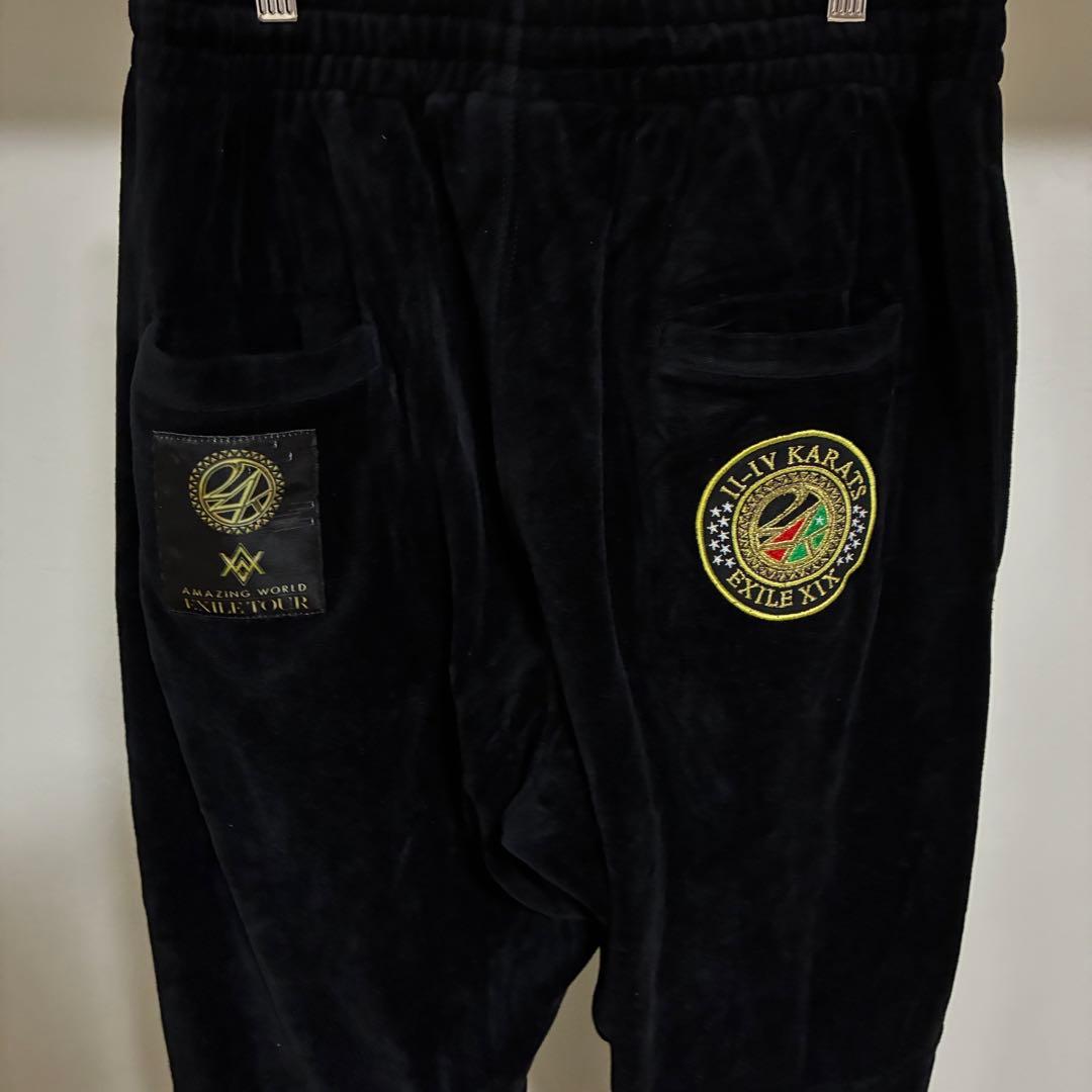 24karats EXILE ベロアジャージ セットアップ 上下 完売品М