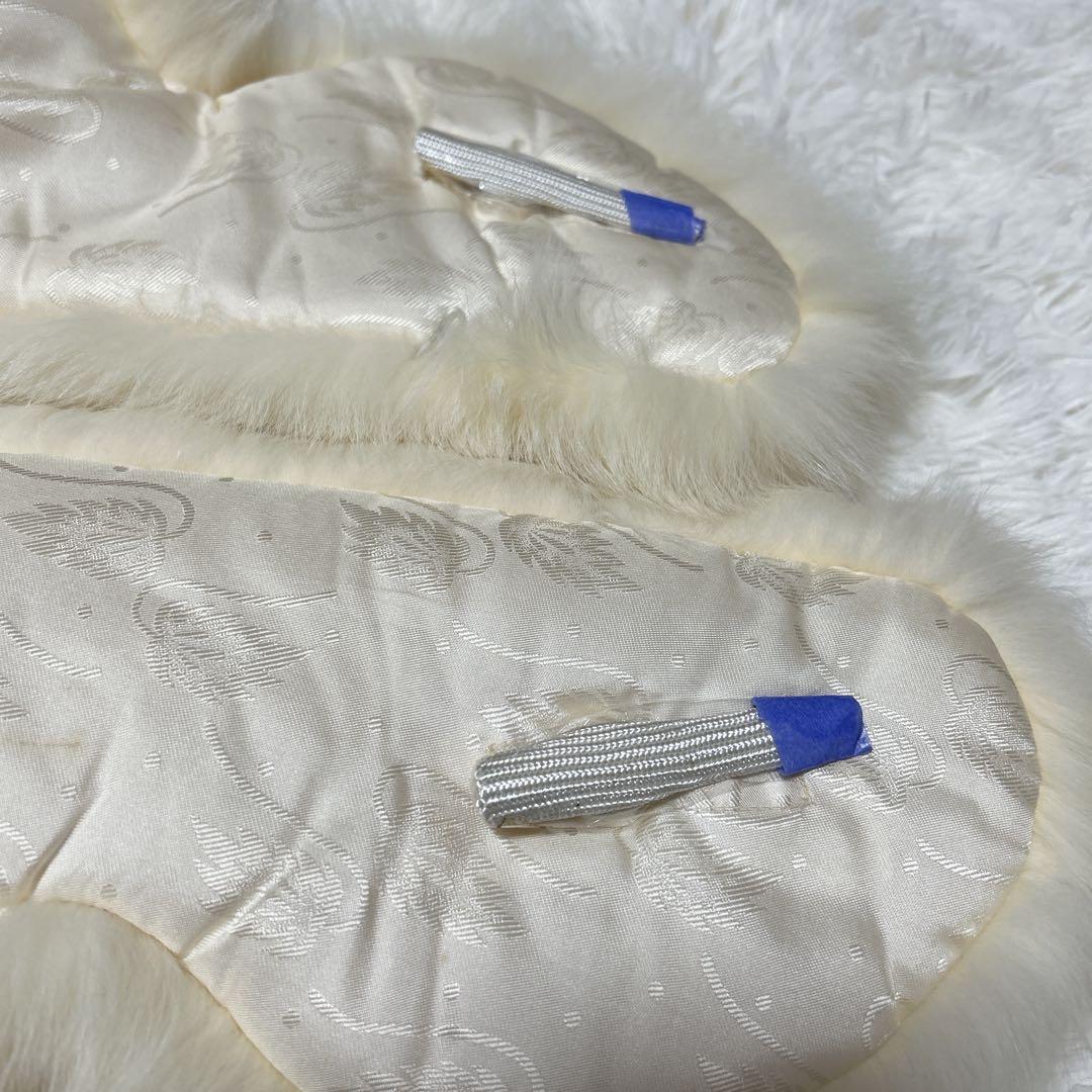 SAGA FOX ロイヤル 金タグ LANVIN 高級ファーショール 成人式