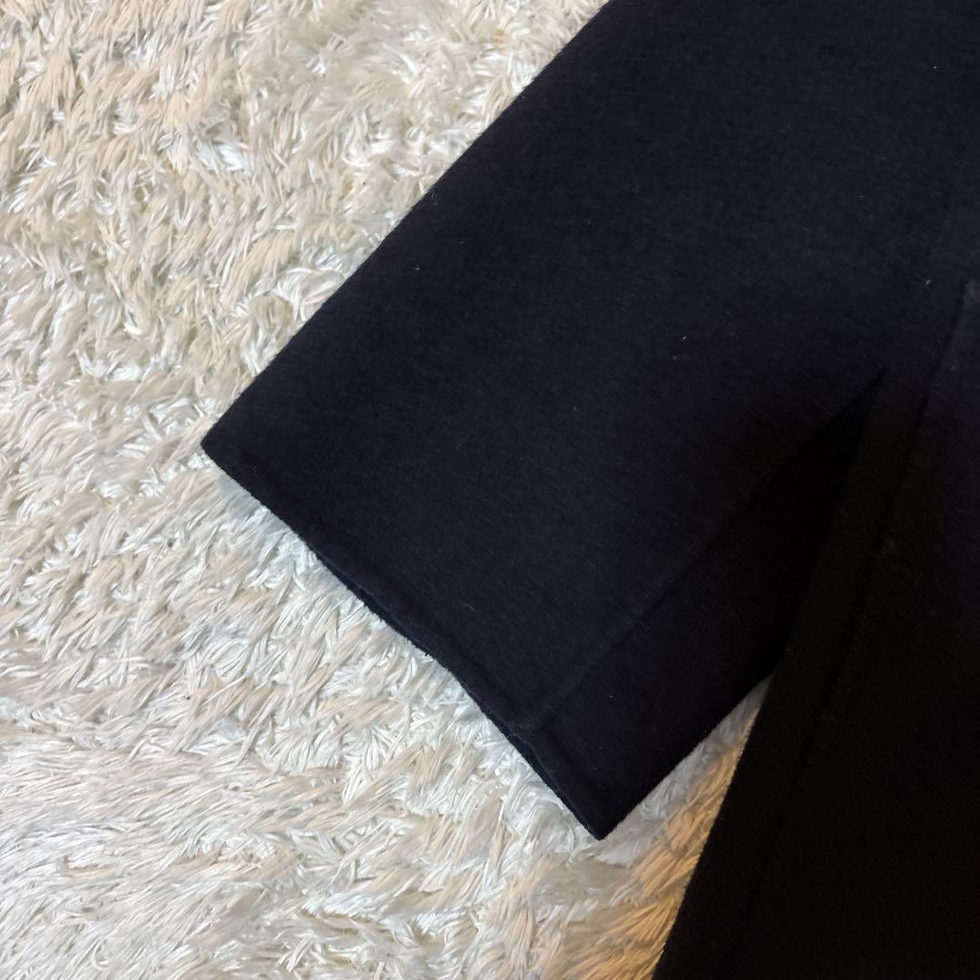 ジャーナルスタンダード レリューム ウールナイロン リバー コート 紺　ネイビー