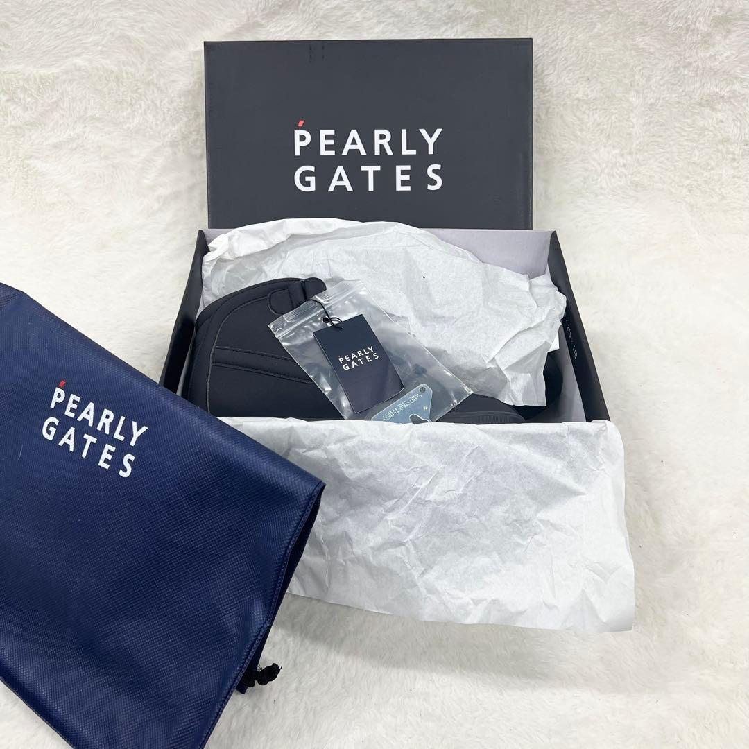 【新品】 パーリーゲイツ ミドルカット ゴルフシューズ ネイビー 23cm