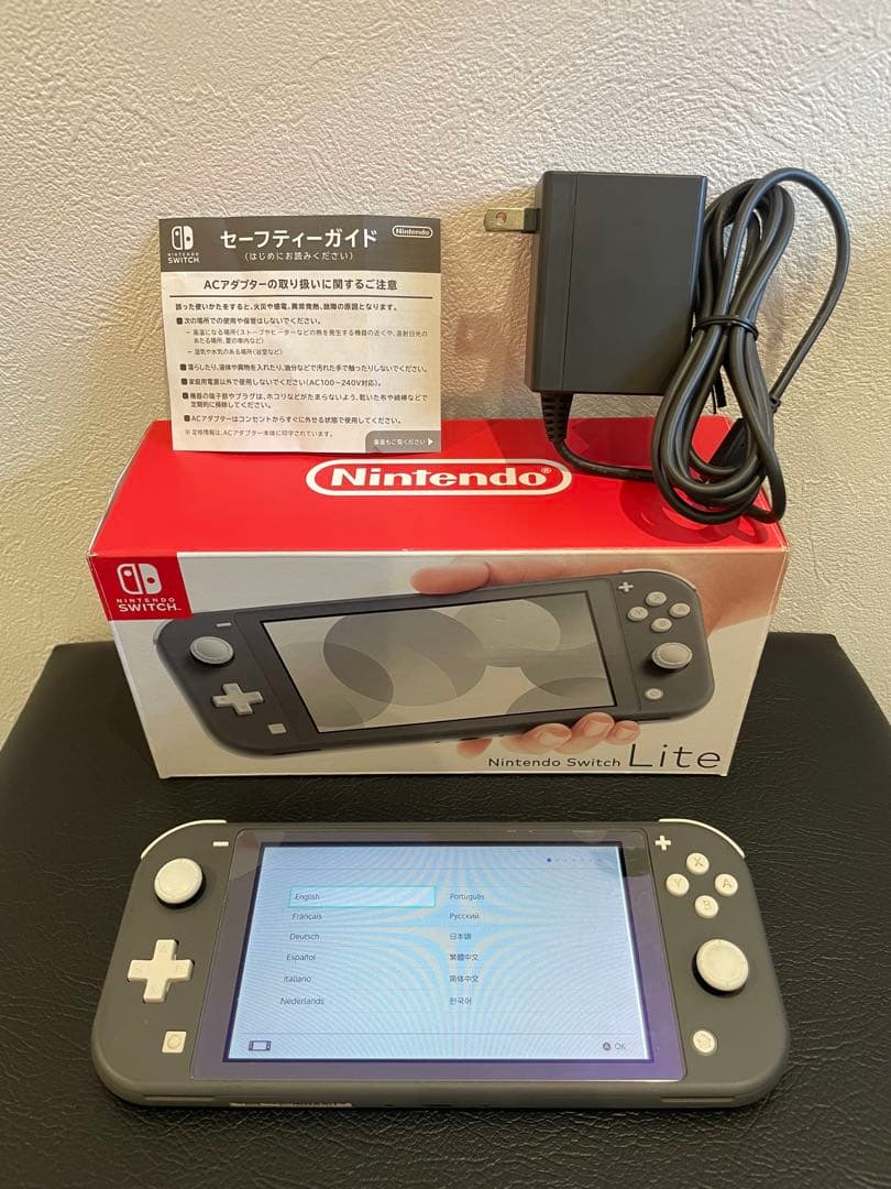 Nintendo Switch Lite グレー 本体　任天堂　スイッチ