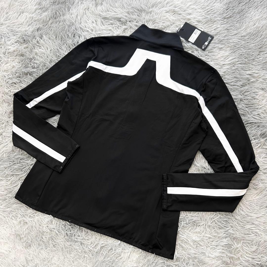 新品　ジェイリンドバーグ　ジャケット　ブラック　ストレッチ　フルジップ　Lサイズ