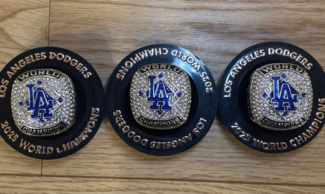 ⭐️正月値下⭐️超希少3人セット大谷翔平・山本由伸・佐々木朗希2025世界一リング
