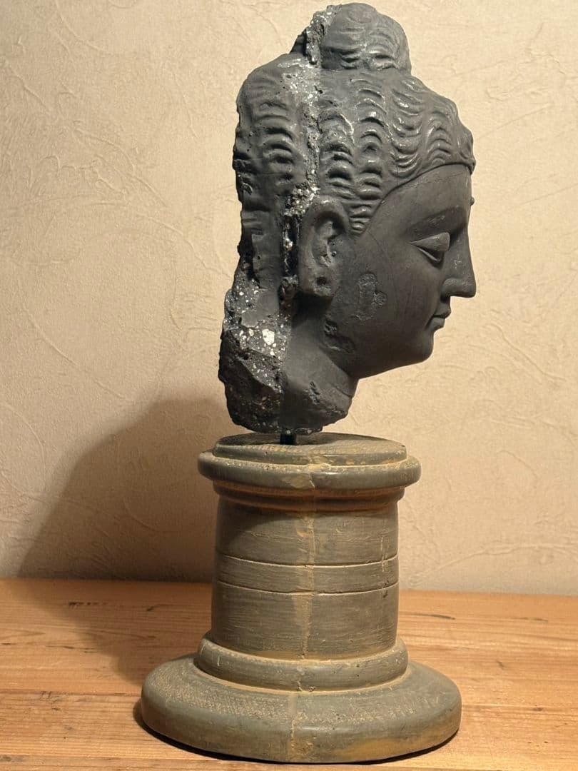 ガンダーラ仏頭 石仏 高評価商品 精巧レプリカ