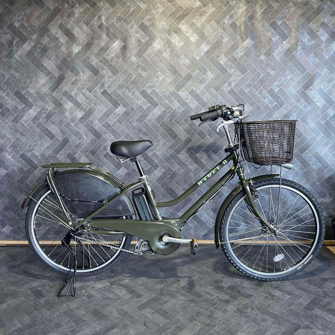 送料無料条件付電動アシスト自転車 26インチHYDEE.II バッテリー8.7