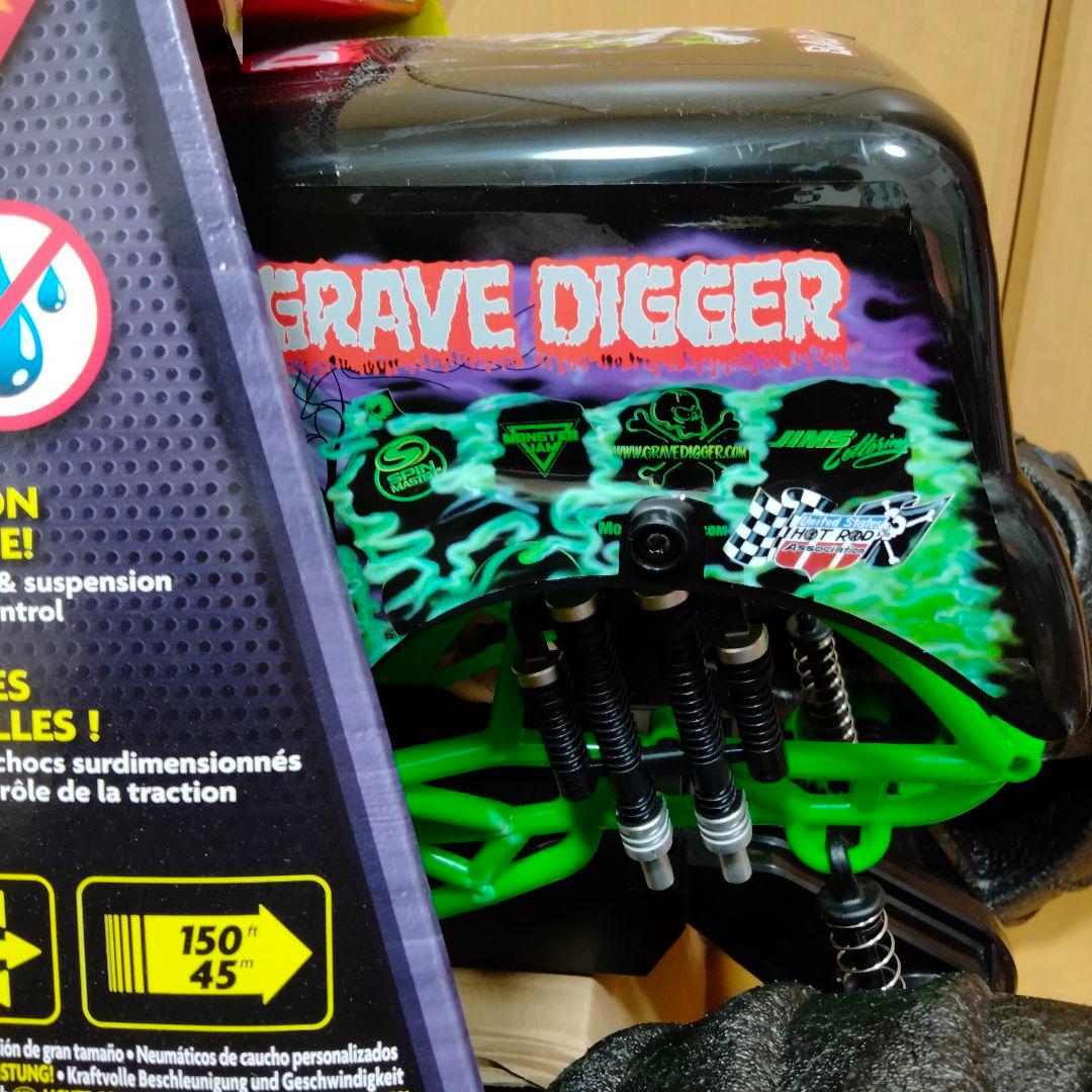 【巨大】モンスタージャム オフィシャル メガ グレイブ ディガー 全地形対応