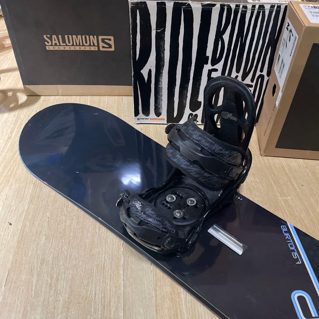 BURTON×FLUX　バートン　スノーボードセット　フラックスバインディング付